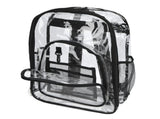 Transparent Backpack Waterproof PVC Storage Bag Student School Bag for Outdoor Travel V1294-YM0714-3117210143611