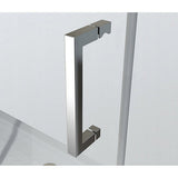Adjustable 1300x800mm Single Door Corner Sliding Glass Shower Screen in Chrome V63-845631