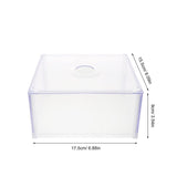 Lightweight Acrylic Scale Cover Enhancing Kitchen and Jewelry Scale Accuracy V1366-AZ2-W-18789