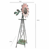 Arty Flower Windmill 159cm V637-40485WND