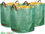 6-Pack 72 Gallon Yard Waste Bags, Reusable Heavy Duty Collapsible Garden Leaf Bags with Plastic V1258-DP02-C-248