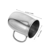 Stainless Steel Travel Coffee Mug with Handle, Leak-Resistant Cup for Home, Office, Cafe Use, and V1370-AZ4-14940
