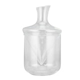 1000ml Glass Decanter with Ice Bucket Set Wine Cocktails Champagne Aerator for Home Bar V1294-YM0901-3118210098611