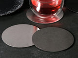 Cups, Cups Set with Decorative Rack, Stainless Steel Tabletop Display Round Cup V1258-DP02-C-669