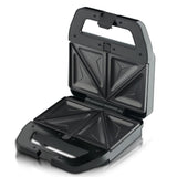 6-in-1 Multifunctional Sandwich Maker with Interchangeable Non-Stick Plates for Waffles, Paninis, V1341-ZY-B2YACXK2-SILVER