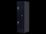 2-Door Vertical Locker for Office Gym Shed School Home Storage V63-832461