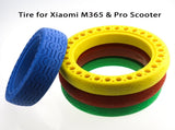 For Xiaomi electric scooter color solid tire multi-color honeycomb tire hollow airless tire M365 V1188-CE34-000043-2