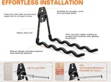 pieces - Heavy Duty Garage Hooks - Wave Long Hooks - Wall-Mounted Storage Rack - Electrical and V1188-MS101-03301-1