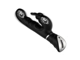 Black Dual-Action Rabbit Vibrator - Female Pleasure Toy V888-ELOSUNG34021