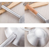 Serving Spoon Stainless Steel with Wooden Handle, Kitchen Scoop V1192-AZ-W-32621