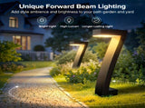 Black Outdoor Garden Pathway Lights Set Of 6 Garden Lighting Outdoor Illumination V1347-124-BLA-35144