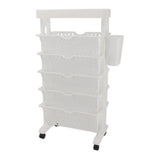 Movable Bookshelf Removable Bookcase Rotatable Multilayer Mobile Bookshelf for Bedroom Dormitory V1294-YM0901-3116230011611