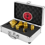 Diamond Bits 7PCS Diamond Hole Saw 20/27/35/55/68mmTile Hole Saw Kit Vacuum Brazed Diamond V952-JTQHJGSKZTJ72R3T0V0