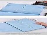 Pink Accordion File Binder with 12 Envelopes - Durable Document Organizer V888-ELOSUNG17095