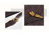 Retro Woven Baguette Handbag for Women Suede Texture PU Leather Shoulder Crossbody Bag Elegant V888-ELOSUNG41397