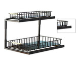 Under Sink Cabinet Shelf Multifunctional Slide Out Double Layer Spice Drawer Storage Sink Shelf for V1294-YM0706-3118230222712