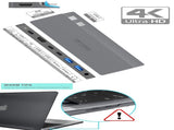 INTACT 9839T Dual USB-C 8-in-1 with Dual HDMIUSB3.0*3USB-C Female PD Power Adapter V28-ELEINT9839T