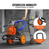 Diaphragm Airless Paint Sprayer, 1100 W Efficiency Cart Airless Paint Sprayer, 2000 psi High V952-GMSGYWQPTJ11GUFKJV3