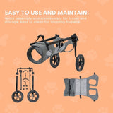 Rooster Farms Large Dog Wheelchair XL Harness - Adjustable Back Leg Aid V238-SUPDZ-41121780236368