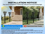 Solar-Powered Decorative Garden Light with RGB Color Modes and Warm White Option, Weatherproof V1341-ZY-J237FE5G-2PCS-RGBLIGHTCOOLWHITELIGHT