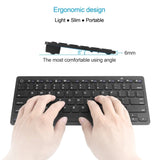 CHOETECH BH-006 Ultra Slim Wireless Bluetooth Keyboard V28-ELECHOBH006