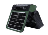 Solar Powered Camping Fan Strong Wind USB Rechargeable Battery Operated Folding Portable Camping Fan V1294-YM0901-3113240183811