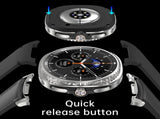 Watch8Classic-SU02 Smart Watch, Full Touch Screen Silicone Sports Wrist Watch for Men WomenBlue V1300-WATCH8CLASSIC-SU02-BLUE