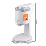 Automatic Ice Cream Maker for Home Use, Compact Countertop Machine for Fresh DIY Desserts, Soft V1341-ZY-7C876YNZ-RED