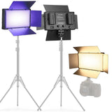 HridZ u600rgb RGB LED Video Dimmable Bi-Color, Adjustable RGB, Remote-Controlled Studio V571-HZURGBCOLOR-U600