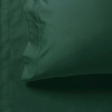 1000TC Ultra Soft Fitted Sheet & 2 Pillowcases Set - King Size Bed - Dark Green V493-AKF-17