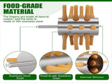 Chicken Plucker Drill Attachment Stainless Steel 18-Fingers Removal Machine V1370-AZ4-07617
