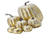 7pcs Simulated Pumpkin Glossy Paint Lightweight Creative Reusable Foam Pumpkin for Decoration Prop V1294-YM0901-3115240060517