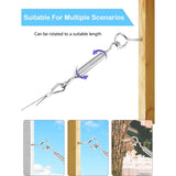 30M/2mm Stainless Steel Wire Kit with M5 Tensioner for Plants, Clothesline, Railings V1237-ZY-203-1536