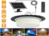 3000LM Black Solar Shed Light with 244 LEDs, Remote Control, 5 Modes, IP65 Waterproof V178-59188