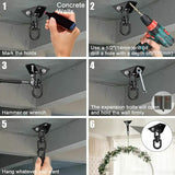 Ceiling Hook for 360 Degree Swivel Hanging Chair Wood, Yoga Swing, Veranda Suspension, Playground V1237-MS-626-299