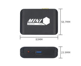 Compact 1080P USB3.0 to HDMI-compatibleVGA Adapter Video Converter for Laptop Computer Black V1263-JX-1063