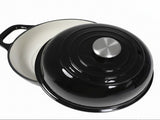 Toque Enamelled Cast Iron Dutch Oven Pot Sourdough Bread Baking Kitchen 24cm KT1037-AU