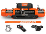 ZESUPER 12V Electric Winch 14500lbs Synthetic Rope Wireless Remote 4X4 4WD Car V211-AUEB-ZEEW007