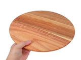 Indoor Plant Stand - Coffee Acacia Wood with Elevated Edge Protection V1369-AZ3-W-13220