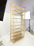 Ekkio 10-Tiers Bamboo Shoe Rack V227-2997402103101