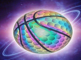 Reflective Luminous Glow Basketball Wear-Resistant PU Big hexagon 1Pc V1308-DSZKI-287