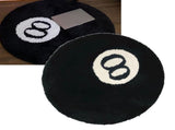 Living Room Flocked Carpet Anti Slip Sofa Table Floor Mat Dirt Resistant Bedroom Bedside Pad Black V1294-YM0512-3117220255611