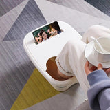 Foldable Foot Soak Tub TPE Collapsible Deep Tub with Lid for Heat Retention, Foot Massage, V1232-ZTZYP002