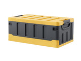 Gardeon Collapsible Outdoor Storage Box 60L Stackable Folding Camping Organizer Yellow OSB-60L-STR-YE