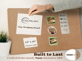 Clay Wedging Board with Convenient Built-in Handle - 24 x 18" Portable Clay Board for Ceramics, Clay V1258-DP02-C-910