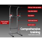 Everfit Weight Bench Chin Up Tower Bench Press Home Gym Wokout 200kg Capacity FIT-CHINUP-TOWER