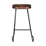 Artiss 4x Bar Stools Tractor Seat 75cm Black BA-TW-9090-BKX4