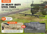 Tow Behind Dethatcher, 1.5m Tow Dethatcher with 24 Steel Tines, Lawn Dethatcher Rake for ATV or V952-QXSCJ60QYGLJUL9E5V0