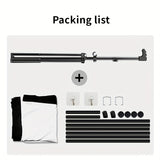 72in Portable and mobile projection screen with tripod stand, 169 HD format, suitable for home V1102-TYYPM002
