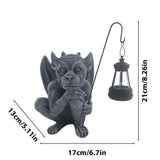 Solar Halloween Yard Decorations Halloween Gargoyle Solar Lamp Statue Halloween Decoration Outdoor V1366-AZ2-W-27346
